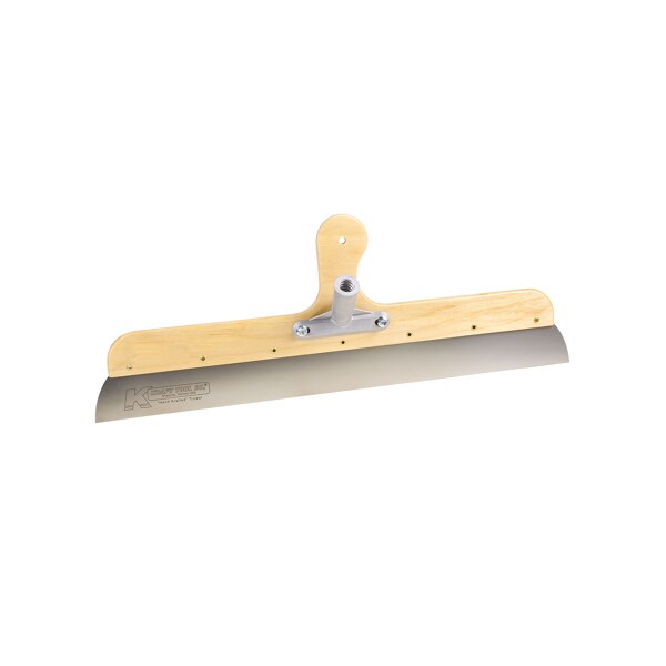 Kraft Tool Wood Frame Stainless Steel Smoother, 24 - GG604