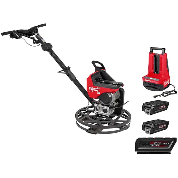 Milwaukee Tool MXF Edging Trowel + FORGE HD12.0 Battery - MXF324-2HD, MXFHD812