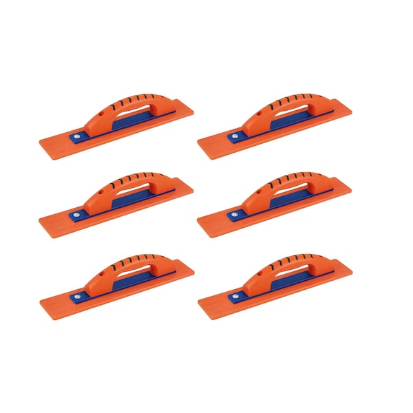 Kraft Tool Co. CF2016PF 16 in. x 3 in. Orange Thunder with KO-20 Technology Hand Float with ProForm Handle, 6PK - CF2016PF-6