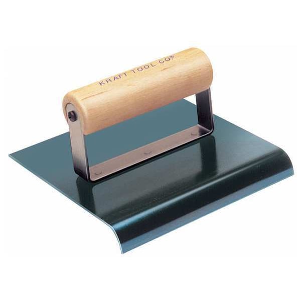 Kraft Tool Sidewalk Edger, Blue Stl/Wood, 5/8 Radius - CF562
