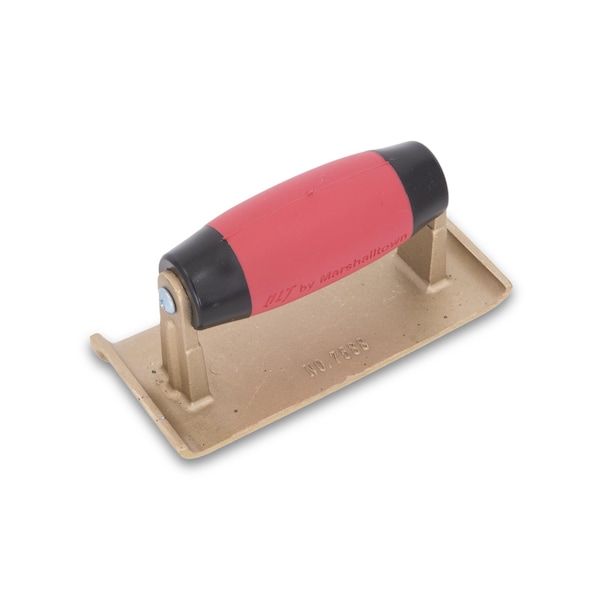 Qlt Concrete Hand Edger, Bronze Hand Edger, Curved End Edger, 6 x 2 3/4 inch, 1/4 inch Radius - 7588