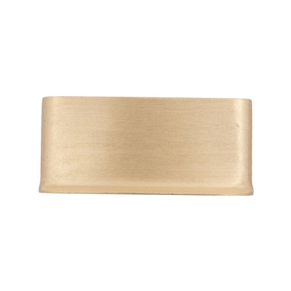 Qlt Concrete Hand Edger, Bronze Hand Edger, Curved End Edger, 6 x 2 3/4 inch, 1/4 inch Radius - 7588