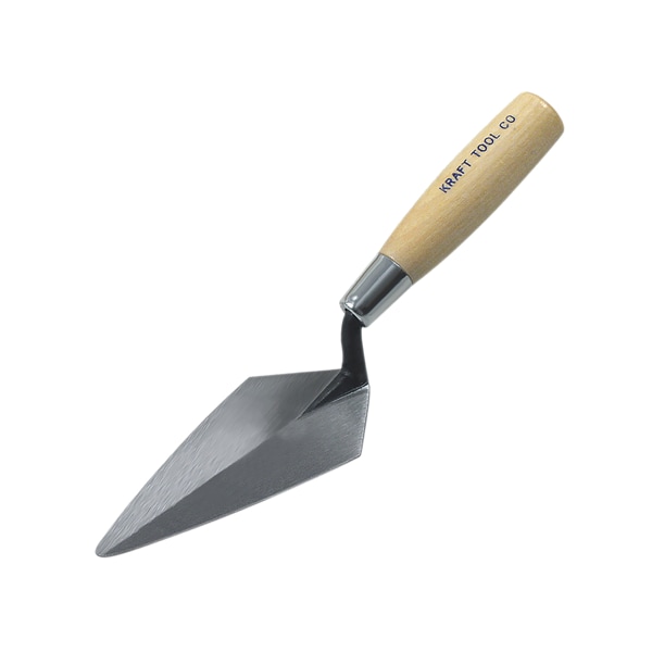 Kraft Tool Pointing Trowel w/Wood Handle, 7" x 3 - GG423