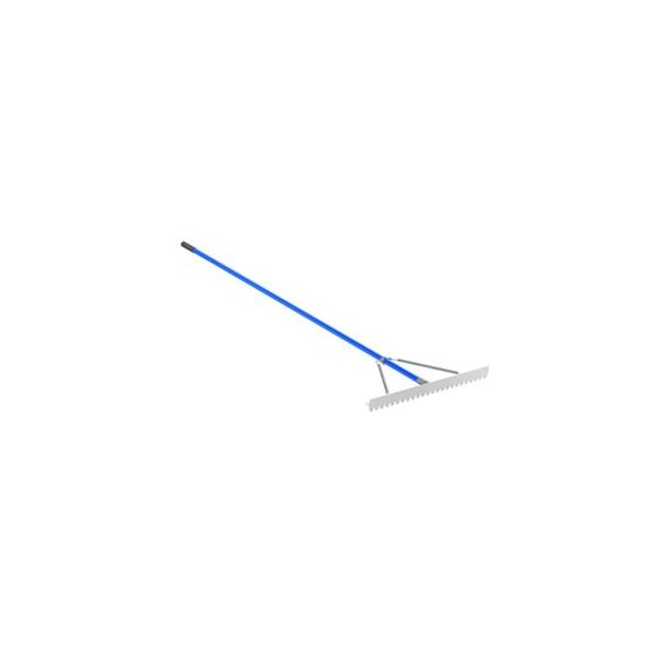 Bon Tool Asphalt Lute Rake, Aluminum 36", 8 Foot Aluminum Handle - 22-236