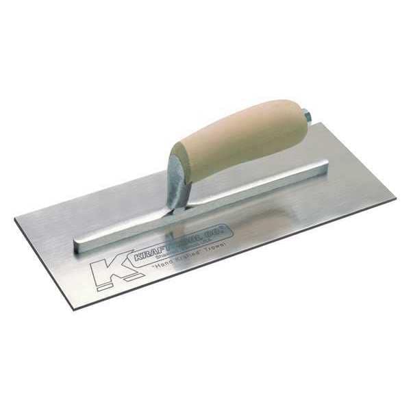 Kraft Tool Drywall Trowel, 14x4-1/2", Wood Handle - DW541SS