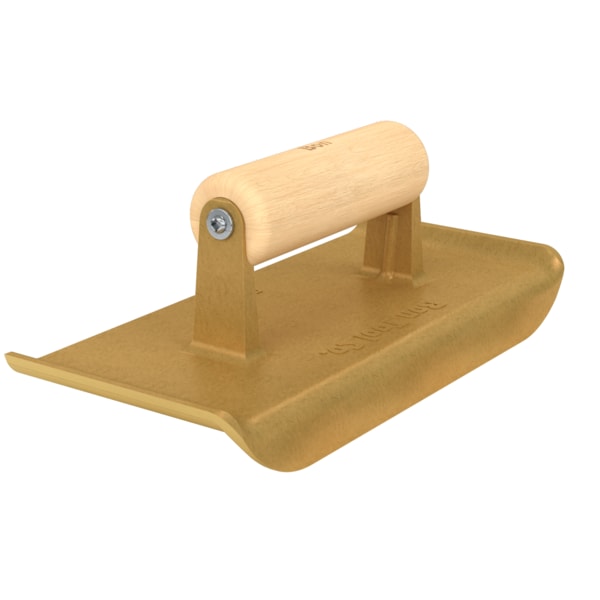 Bon Tool Edger, Bronze 9" X 4", 1/4" Radius X 3/4" Lip Wood Handle - 12-581