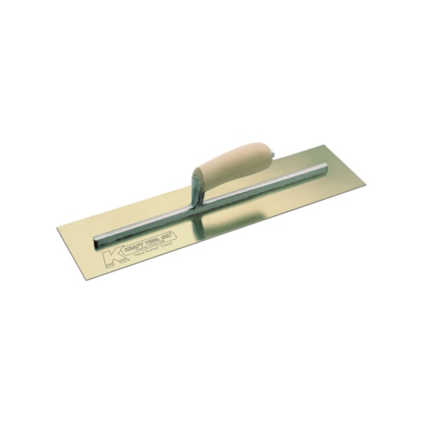 Kraft Tool Golden Stainless Steel Cement Tro, 16"x5 - CF545