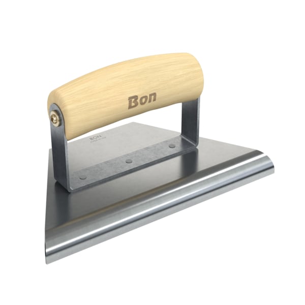 Bon Tool Tapered Edger, 8" To 3", 1/2" Radius 5/8" Lip Wood Handle - 12-832