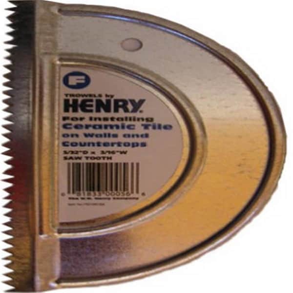 Ww Henry 12271 V Notch F Trowel, 6PK - 608636