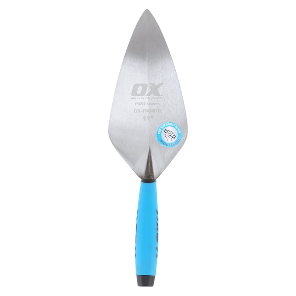 Ox Tools Pro Narrow London Pattern Brick Trowel - OX Grip | 11" / 280mm - OX-P404011