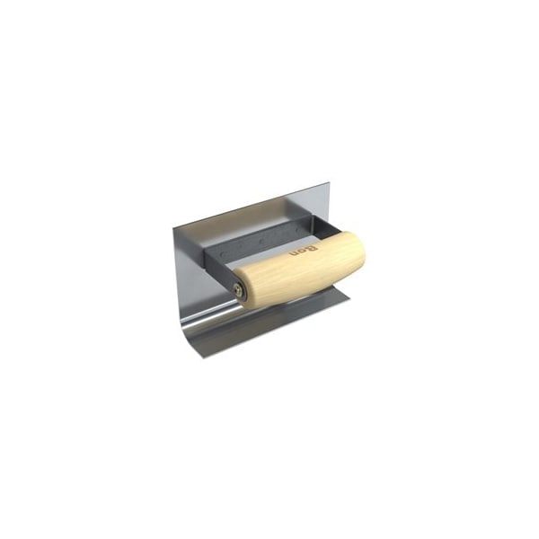 Bon Tool Cove Tool Inside, SS, 6" X 1.5", 3/4" Radius 4" Lip Wood Handle - 22-595