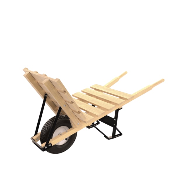 Bon Tool Bon 11-305 Brick And Tile Barrow, Single Knobby Tire Wood Handle - 11-305
