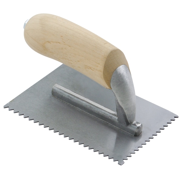 Superior Tile Cutter And Tools V-Notch Midget Trowel, 1/4" x 3/16 - ST392