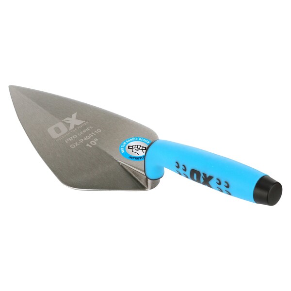 Ox Tools Pro Wide London Pattern Brick Trowel - OX Grip | 10" / 254mm - OX-P404110