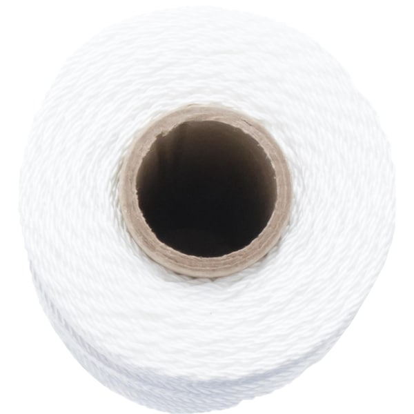 Marshalltown Mason's Line, Archaeology Line Twisted Nylon, 1000 feet Line, #18, White - 629