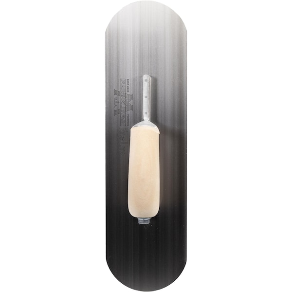 Marshalltown Pool Trowel, Carbon Steel, Concrete Trowel, 16 x 4 1/2 inch Trowel, 8 Rivets - SP16
