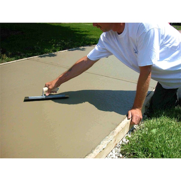 Marshalltown Concrete Finishing Trowel, High Carbon Steel Trowel, Concrete Trowel, 20 x 4 inch Trowel - MX20