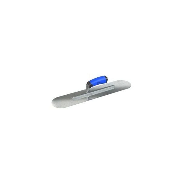 Bon Tool Razor Stainless Steel Pool Trowel - 20" x 4.5" with Comfort Wave Handle - 67-283