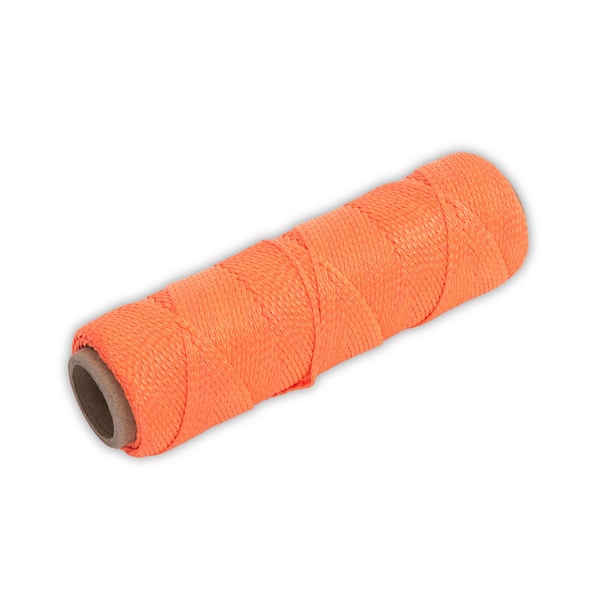 Marshalltown Mason's Line, Archaeology Line, Braided Nylon, 500 feet Line, #18, Orange - ML338