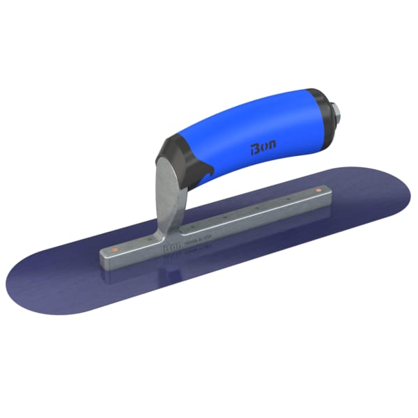 Steel City Trowels By Bon Bon 67-161 Pool Trowel, Blue Steel, 12 X 3, Comfort Grip - 67-161