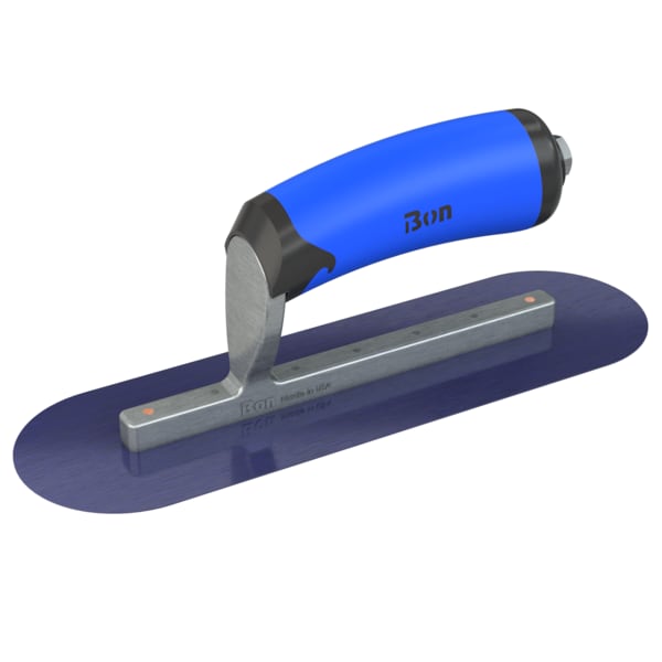 Steel City Trowels By Bon Bon 67-160 Pool Trowel, Blue Steel, 10 X 3, Comfort Grip - 67-160