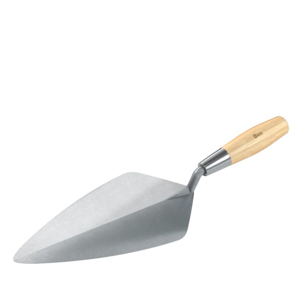 Bon Tool Bon 72-572 Brick Trowel Forged 12" Narrow London Wood Handle - 72-572