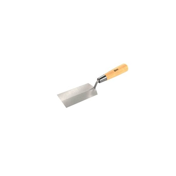 Bon Tool Bon 70-162 Margin Trowel, Stainless Steel 5" X 2" Wood Handle - 70-162
