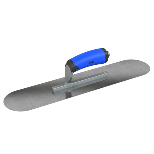 Steel City Trowels By Bon Bon 67-209 Pool Trowel, Carbon Steel, 18 X 4, Comfort Grip - 67-209