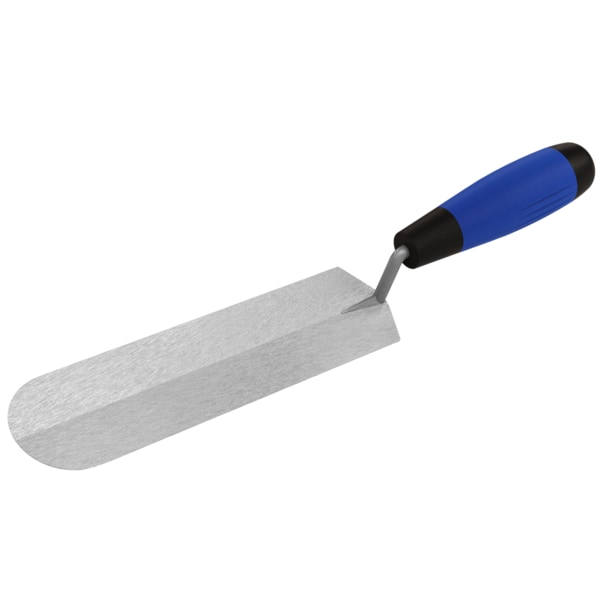Bon Tool Bon 21-189 Coke Trowel, Round End 8", Comfort Grip Handle - 21-189
