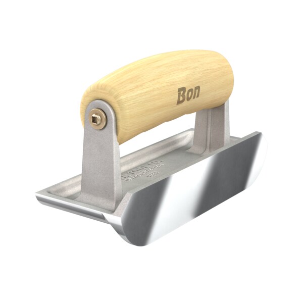 Bon Tool Edger, Bulletstainless Steel 6" X 2 1/4" Lip 1/2" X 3/16" Wood Handle - 89-333