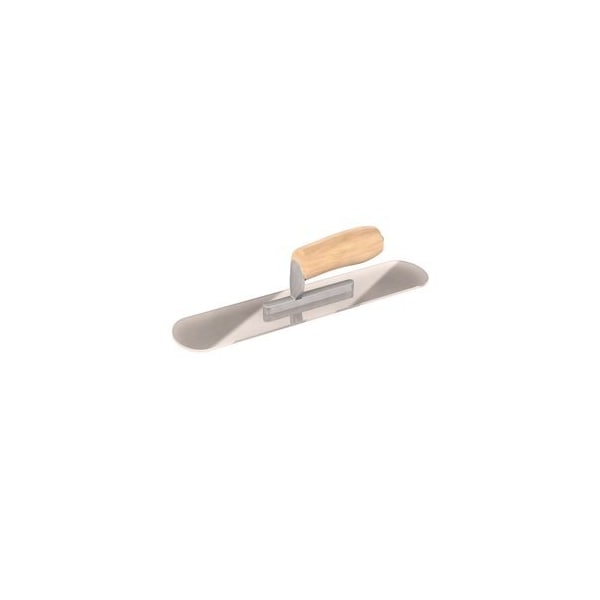 Bon Tool Swim Pool Trowel - Plex 14" X 4" - Short Shank Camel Handle - 12-906