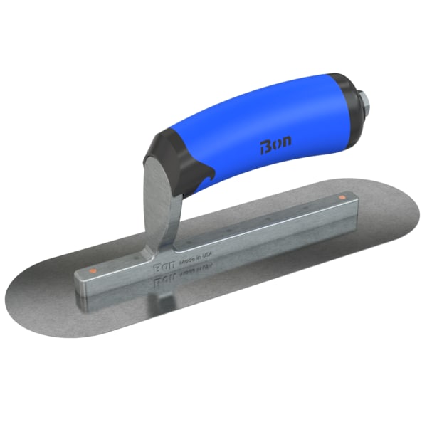 Steel City Trowels By Bon Bon 67-203 Pool Trowel, Carbon Steel, 10 X 3, Comfort Grip - 67-203