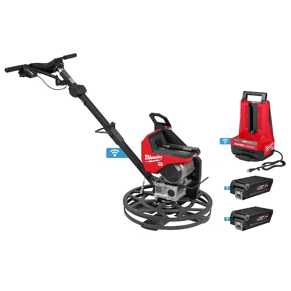 Milwaukee Tool MX FUEL 24 in. Walk-Behind Edging Trowel Kit - MXF324-2HD