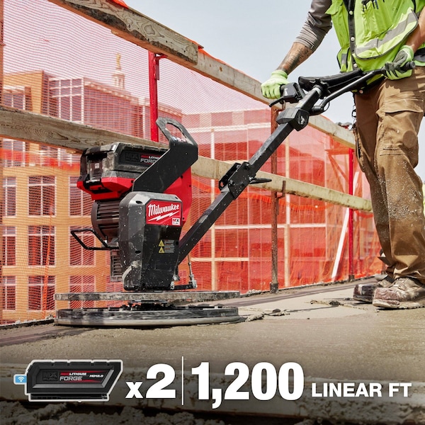 Milwaukee Tool MX FUEL 24 in. Walk-Behind Edging Trowel Kit - MXF324-2HD