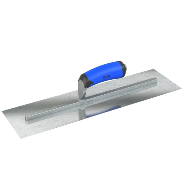 Steel City Trowels By Bon Finish Trowel, Square, Razor Stainless, 18 X 5, Comfort Grip - 67-315