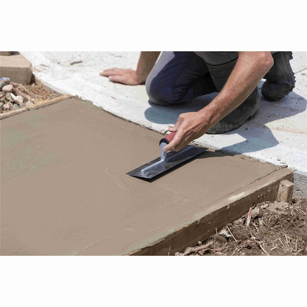 Qlt Concrete Finishing Trowel, Stainless Steel, 14 x 4 inch Trowel - FT144