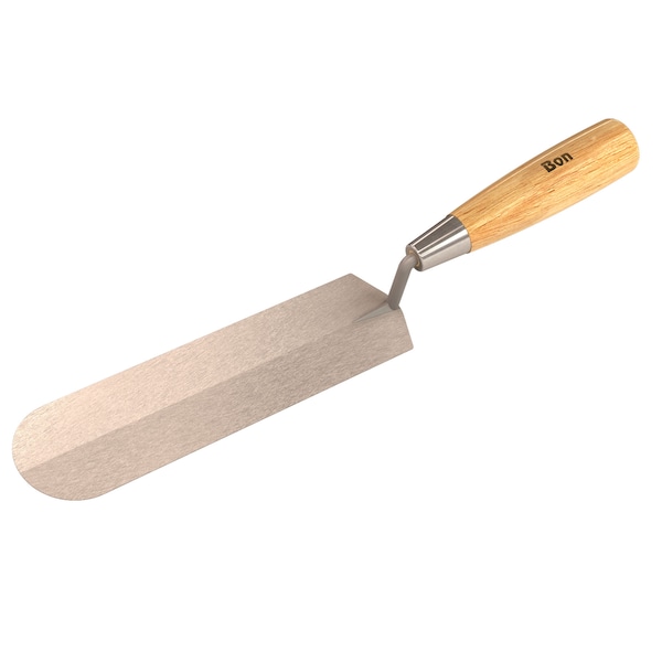 Bon Tool Bon 21-188 Coke Trowel, Round End 8", Wood Handle - 21-188