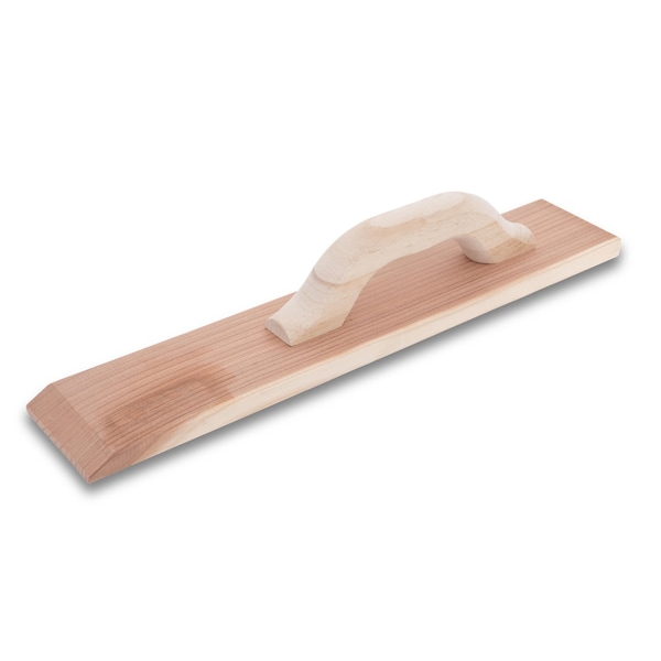 Marshalltown Wood Hand Floats, Concrete Float, Hand Float, Wood Float, Redwood Float, 18 x 3 1/2 inch Float - 244