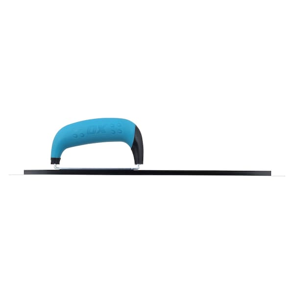 Ox Tools Pro SST Square Cement Finishing Trowel - OX Grip | 4.5" x 16" / 115mm x 405mm - OX-P018816
