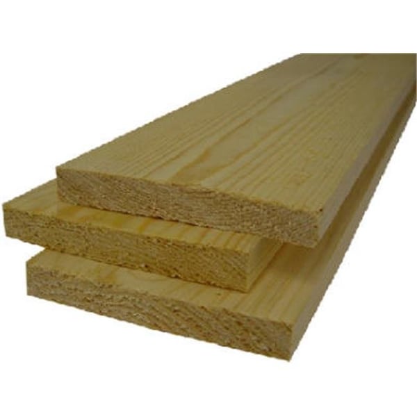 Alexandria Moulding Alexandria Moulding 0Q1X6-70096C 1 x 6 in. 8 ft. Common Board - 510872