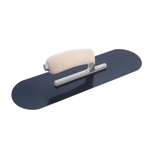 Marshalltown Pool Trowel, Blue Steel, Concrete Trowel, 14 x 4 inch Trowel, 6 Rivets - SP14B