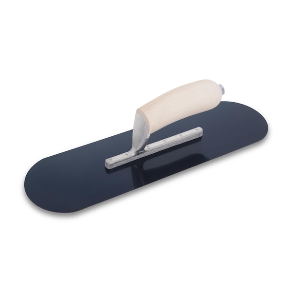 Marshalltown Pool Trowel, Blue Steel, Concrete Trowel, 14 x 4 inch Trowel, 6 Rivets - SP14B