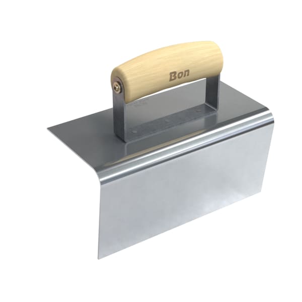 Bon Tool Step Tool, Outside 8" X 4", 1/2" Radius 4" Lip Wood Handle - 12-411