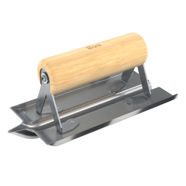 Bon Tool Groover, Single Endstainless Steel 6" X 3" Bit 1/2" X 1/2" Wood Handle - 82-228
