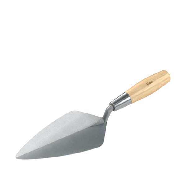Bon Tool Bon 72-512 Brick Trowel Forged 9" Narrow London Wood Handle - 72-512