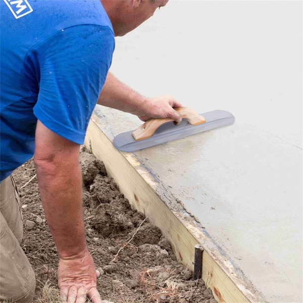 Marshalltown Round End Magnesium Hand Float, Hand Float, Concrete Float, Round End Float, 16 inch Float - 143