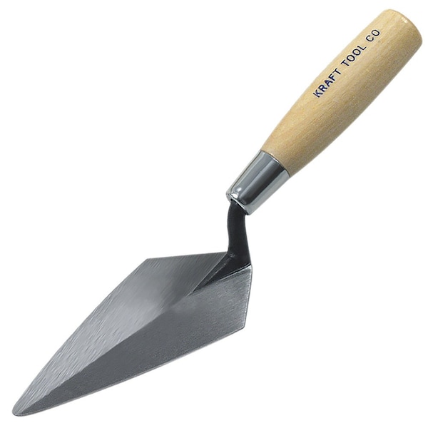 Kraft Tool Pointing Trowel w/Wood Ha, 5" x 2-1/2 - GG424