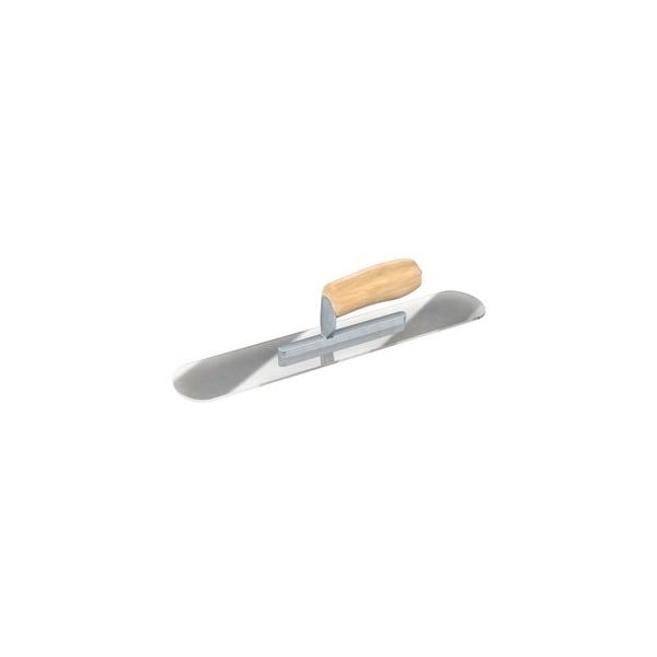 Bon Tool Swim Pool Trowel - Plex 16" X 4" - Short Shank Camel Handle - 12-907