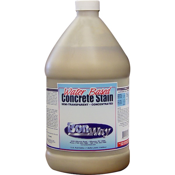 Bonway Bon 32-856 Concrete Stain, Bark Brown, 1 Gal - 32-856