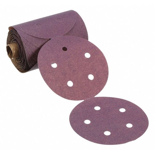 Rollo de discos de lija Cubitron de 3M, recubiertos, 5" de diámetro, 120 granos - 7100045692